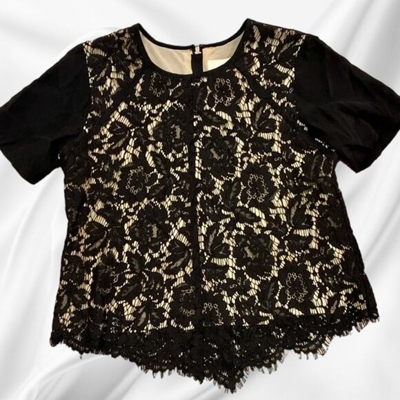 REVOLVE Tops - Revolve x Aijek Black Lace Top Size: 2